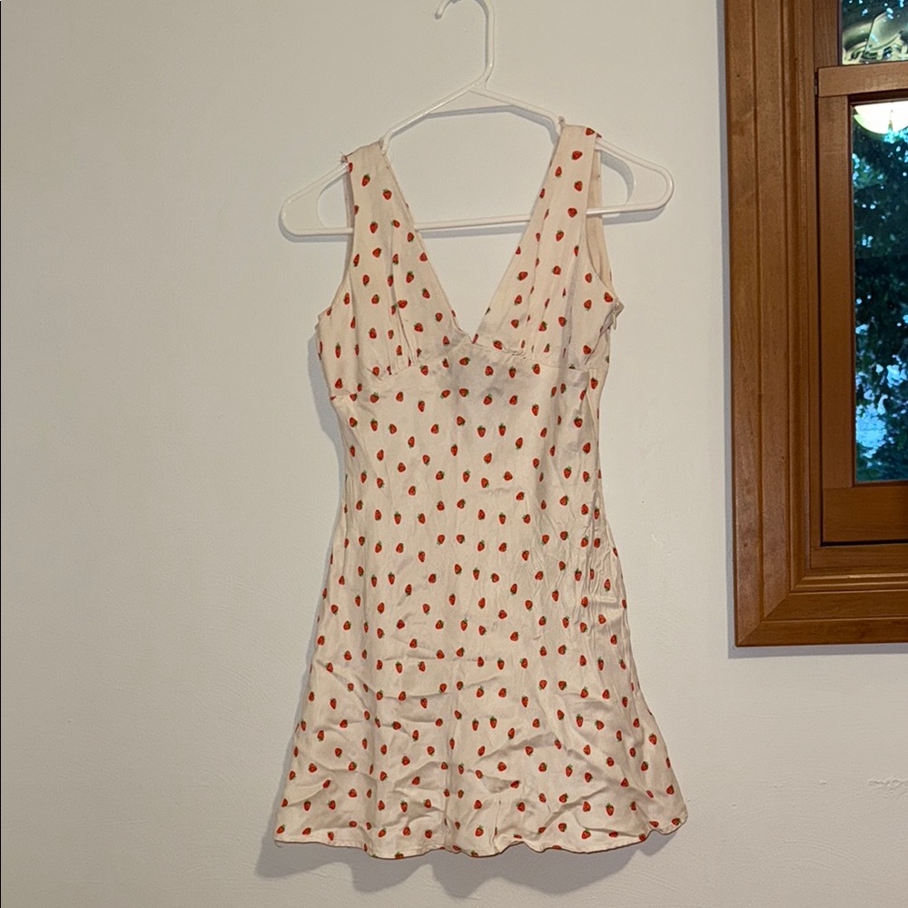 Zara Red Polka Dot Mini Dress